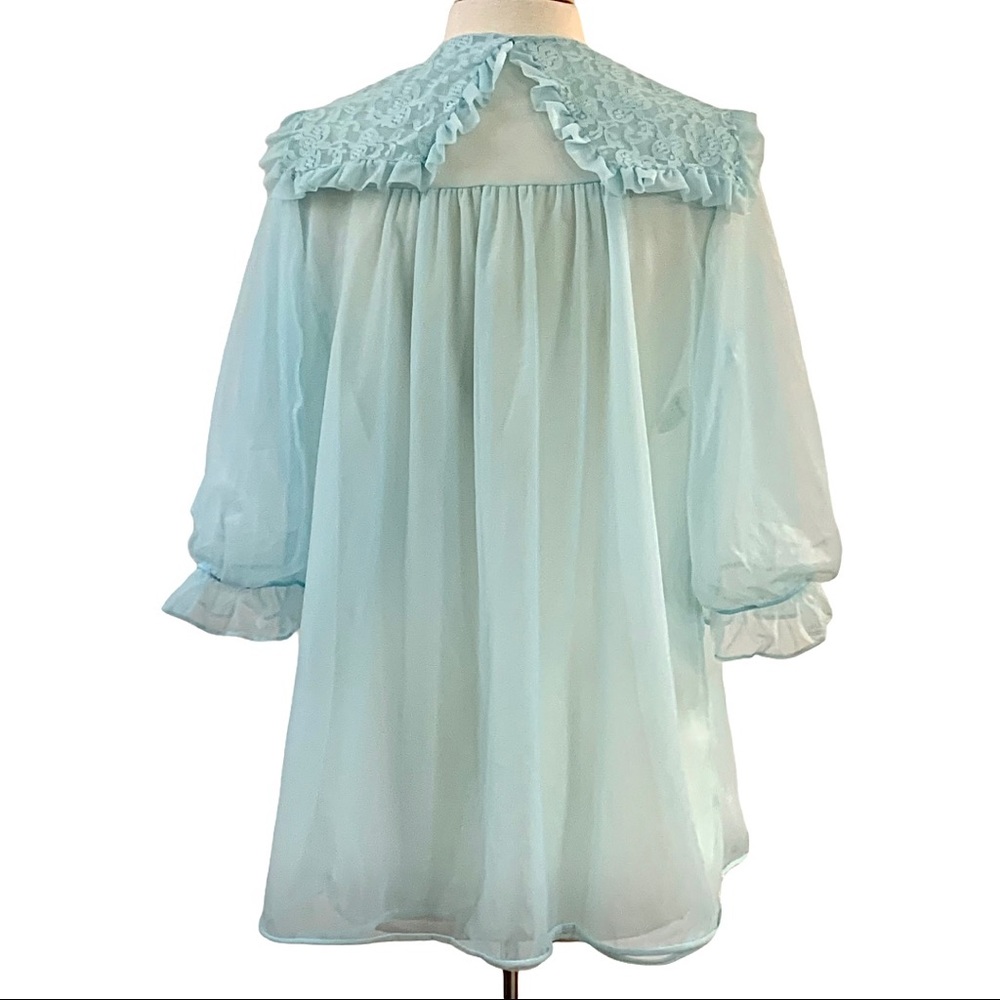 Vintage 60s JC Penney Gaymode Lingerie Bed Jacket - Picture 3 of 11